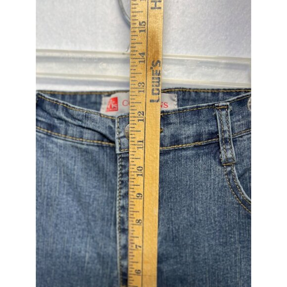 COS Jeans Women’s 12 Embellished Embroidered Boot Cut Stretch Denim Size 14 - Picture 11 of 15